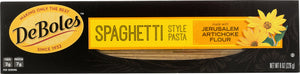 DEBOLES: Artichoke Spaghetti Style Pasta, 8 oz