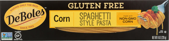 DEBOLES: Gluten Free Corn Spaghetti Style Pasta, 8 oz