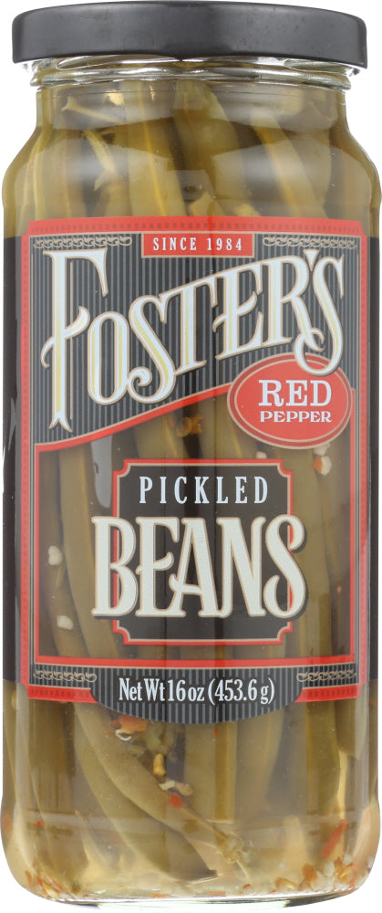 FOSTERS PICKLED PRODUCTS: Bean Green Red Pepper, 16 oz