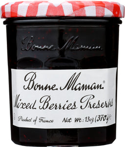 BONNE MAMAN: Mixed Berries Preserves, 13 oz