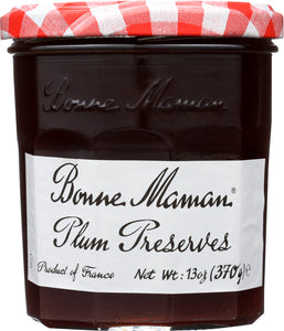 BONNE MAMAN: Plum Preserves, 13 oz