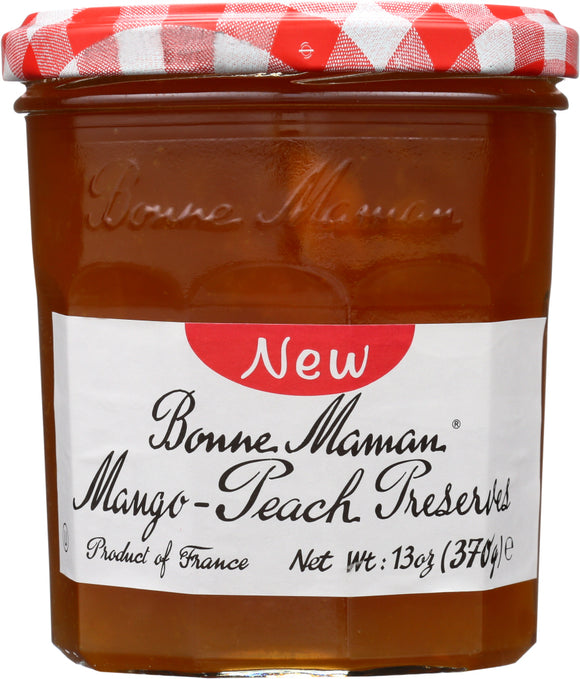 BONNE MAMAN: Mango-Peach Preserves, 13 oz