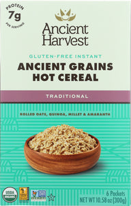 ANCIENT HARVEST: Organic Gluten Free Ancient Grain Hot Cereal Traditional, 10.58 oz