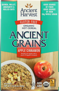 ANCIENT HARVEST: Apple Cinnamon Hot Cereal, 10.58 oz