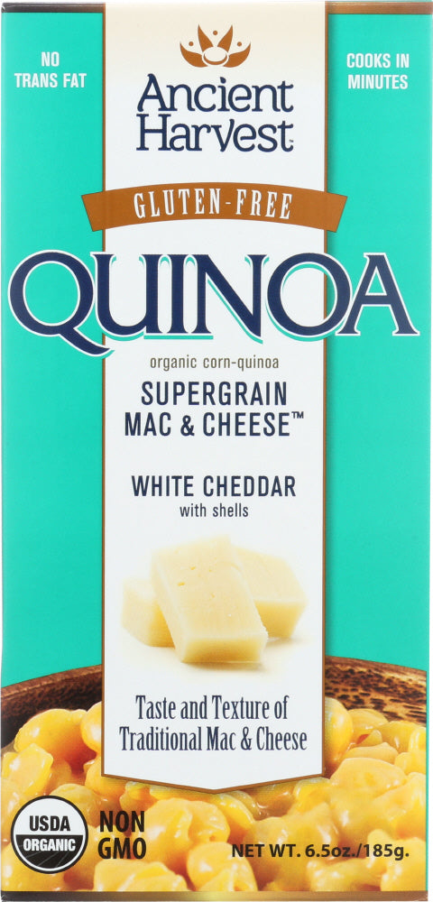 ANCIENT HARVEST: Quinoa Supergrain Mac & Cheese White Cheddar, 6 oz