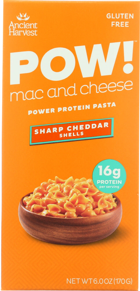 ANCIENT HARVEST: Supergrain Mac & Cheese Sharp Cheddar Shells, 6.5 oz