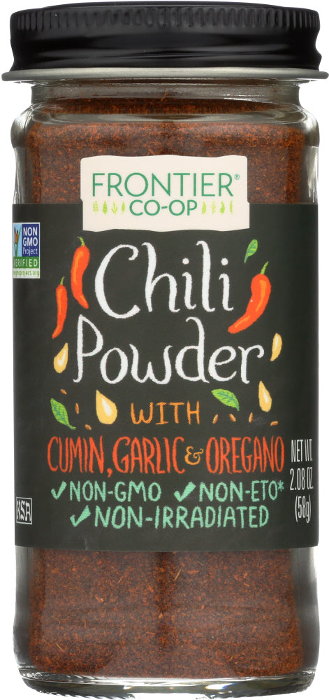 FRONTIER NATURAL PRODUCTS: Chili Powder Salt Free Blend, 2.08 oz