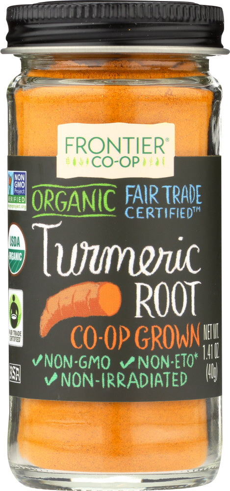 FRONTIER HERB: Organic Fair Trade Certified Ground Turmeric Root 1.41 Oz