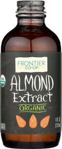 FRONTIER HERB: Almond Extract Certified Organic, 4 oz