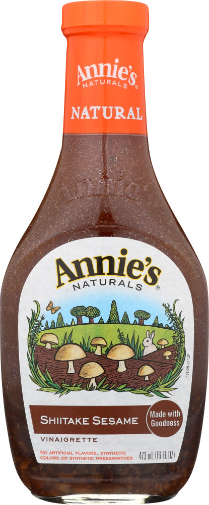 ANNIE'S NATURALS: Dressing Shiitake Sesame Vinaigrette, 16 oz