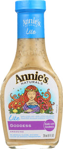 ANNIE'S NATURALS: Lite Goddess Dressing, 8 Oz