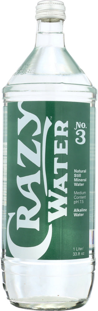 CRAZY WATER: Water No. 3 Still, 33.8 fl oz