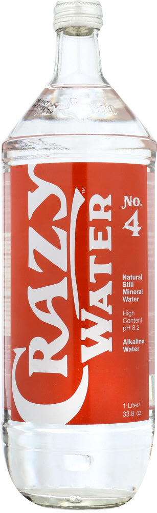 CRAZY WATER: Water No. 4 Still, 33.8 fl oz