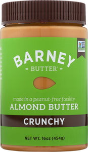 BARNEY BUTTER:  Almond Butter Crunchy, 16 Oz