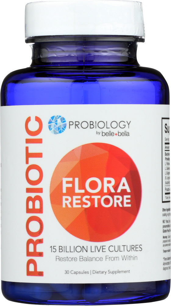 BELLE AND BELLA: Probiotic Flora Restore, 30 cp