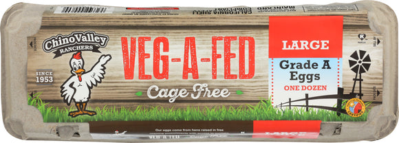 CHINO VALLEY: Ranchers White Large Vegafed Eggs, 1 Dz