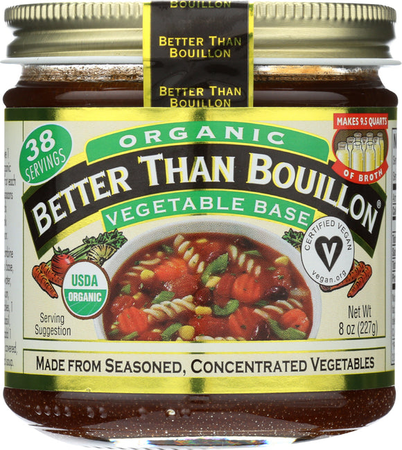 BETTER THAN BOUILLON: Organic Vegetable Base, 8 oz