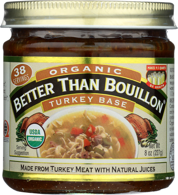 BETTER THAN BOUILLON: Organic Turkey Base, 8 oz