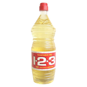 1-2-3: Vegetable Oil, 33.8 oz