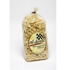 AL DENTE: Three Peppercorn Fettuccine Pasta, 12 oz