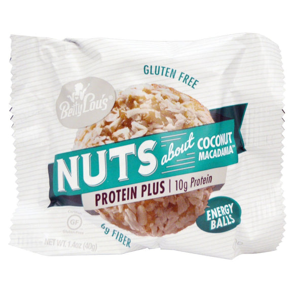 BETTY LOUS: Protein Plus Coconut Macadamia Balls, 1.4