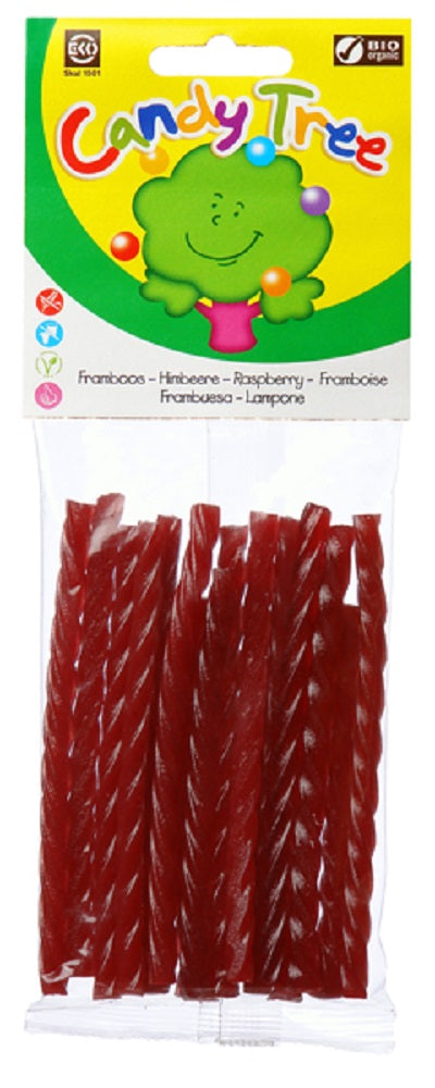 CANDY TREE: Organic Twists Raspberry, 2.6 oz