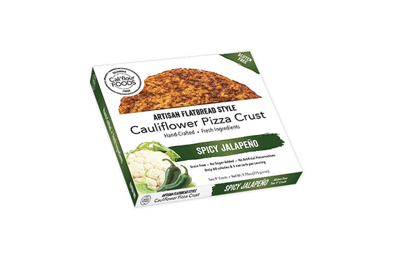 CALIFLOUR: Spicy Jalapeno Cauliflower Pizza Crust, 10 oz