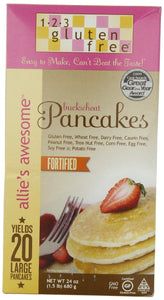 123 GLUTEN FREE: Allie's Awesome Buckwheat Pancakes Mix, 24 oz