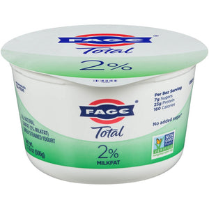 FAGE TOTAL GREEK: 2% All Natural Greek Strained Yogurt, 17.6 oz