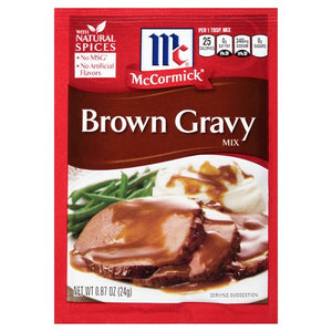 MC CORMICK: Gravy Mix Brown, .87 oz