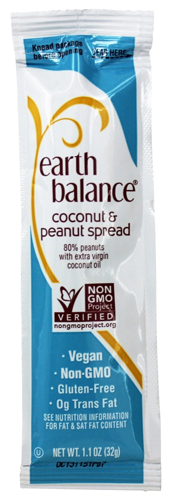 EARTH BALANCE: Coconut & Peanut Spread Creamy Squeeze Pack, 1.15 oz