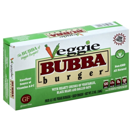 BUBBA BURGER: Veggie Burger 4 pk, 12 oz