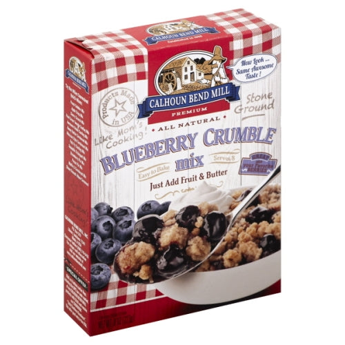 CALHOUN BEND: Blueberry Crumble Mix, 8 oz