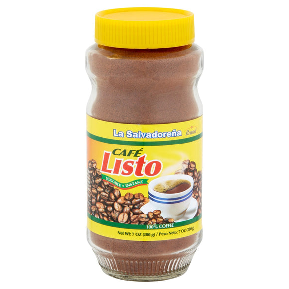 LA SALVADORENA: Cafe Listo Instant Coffee, 7 oz