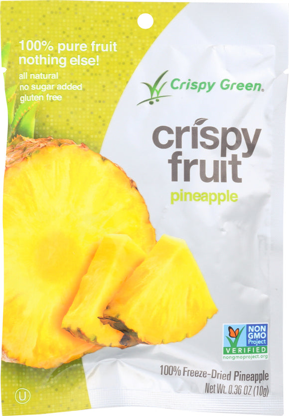 CRISPY GREEN: Crispy Fruit Freeze Dried Pineapple, 0.36 oz