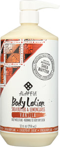 ALAFFIA: Moisturizing Body Lotion Vanilla, 32 fo