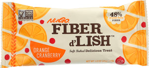 FIBER D'LISH: Orange Cranberry Bar, 1.6 oz