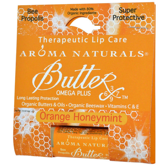 AROMA NATURALS: Lipcare-Orange Honeymint, 0.15 oz