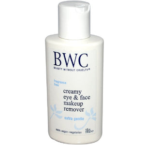 BEAUTY WITHOUT CRUELTY:  Creamy Eye and Face Makeup Remover, 4 oz