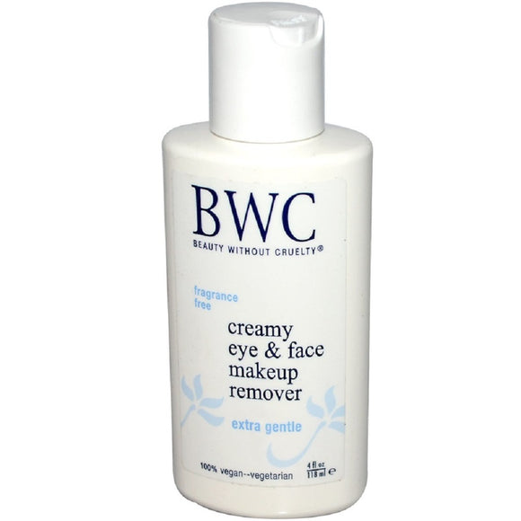 BEAUTY WITHOUT CRUELTY:  Creamy Eye and Face Makeup Remover, 4 oz
