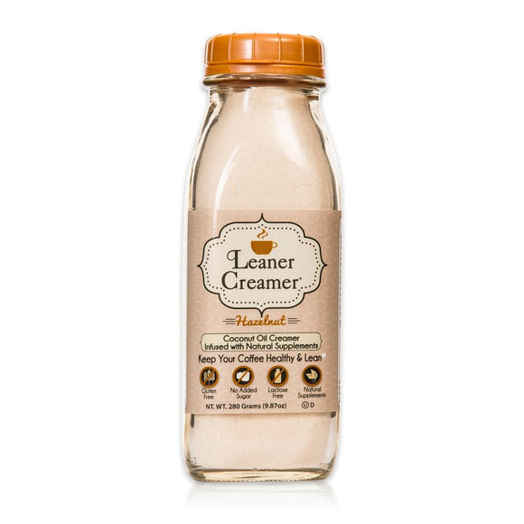 LEANER CREAMER: Creamer Hazelnut, 9.87 oz