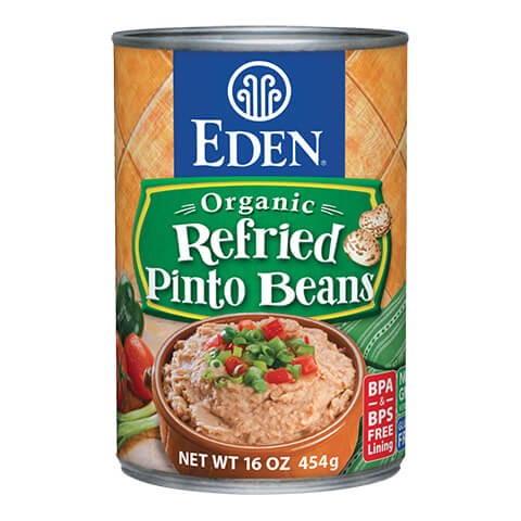 EDEN FOODS: Refried Pinto Beans Organic, 16 oz