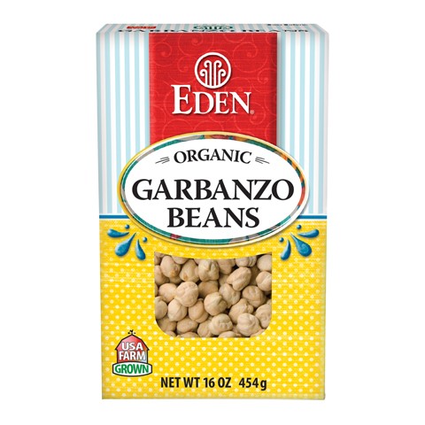 EDEN FOODS: Garbanzo Dry Beans Box, 16 oz