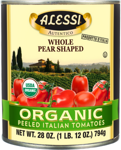 ALESSI: Organic Peeled Italian Tomatoes, 28 oz