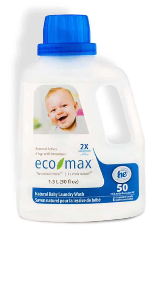 ECO MAX: 2X Natural Baby Laundry Wash, 50 oz