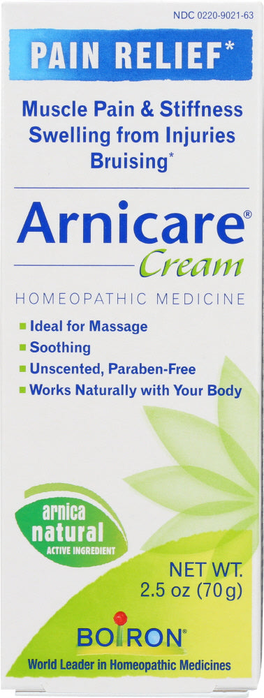 BOIRON: Arnicare Arnica Cream Homeopathic Medicine, 2.5 Oz