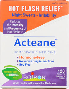 BOIRON: Acteane Hot Flash Relief, 120 tablets