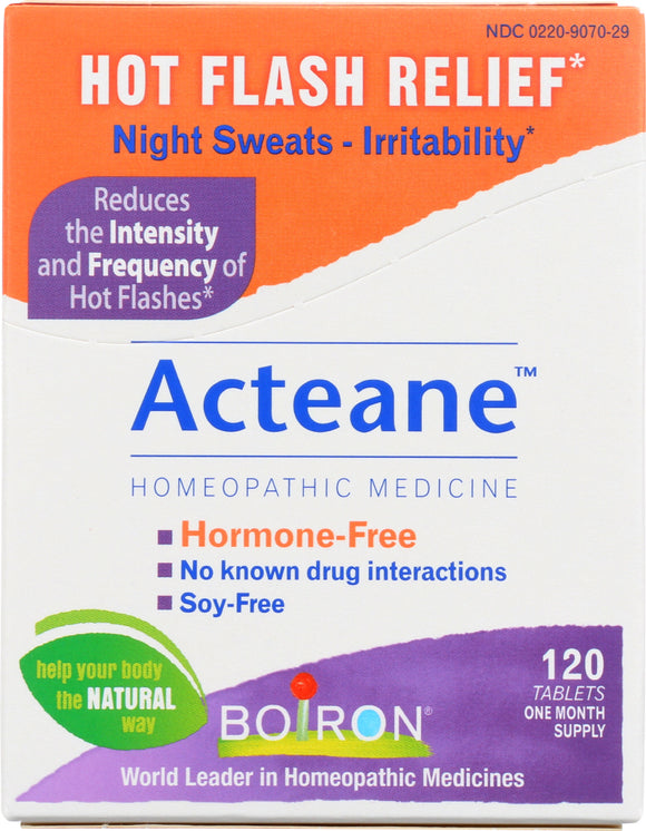 BOIRON: Acteane Hot Flash Relief, 120 tablets