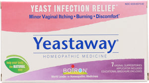 BOIRON: Yeastaway Suppositories, 7 pc