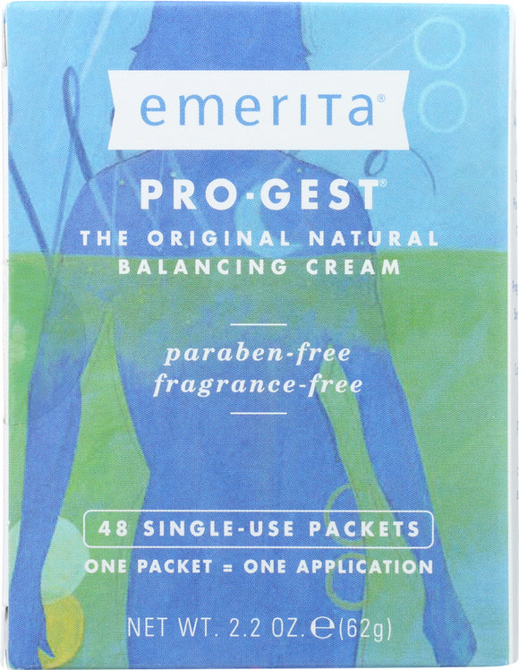 EMERITA: Pro-Gest Cream, 48 Single-Use Packets